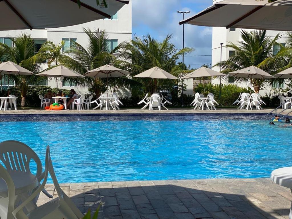 Flat Terreo Palm Village Acqua ปอร์โต จิ กาลินญาส ภายนอก รูปภาพ