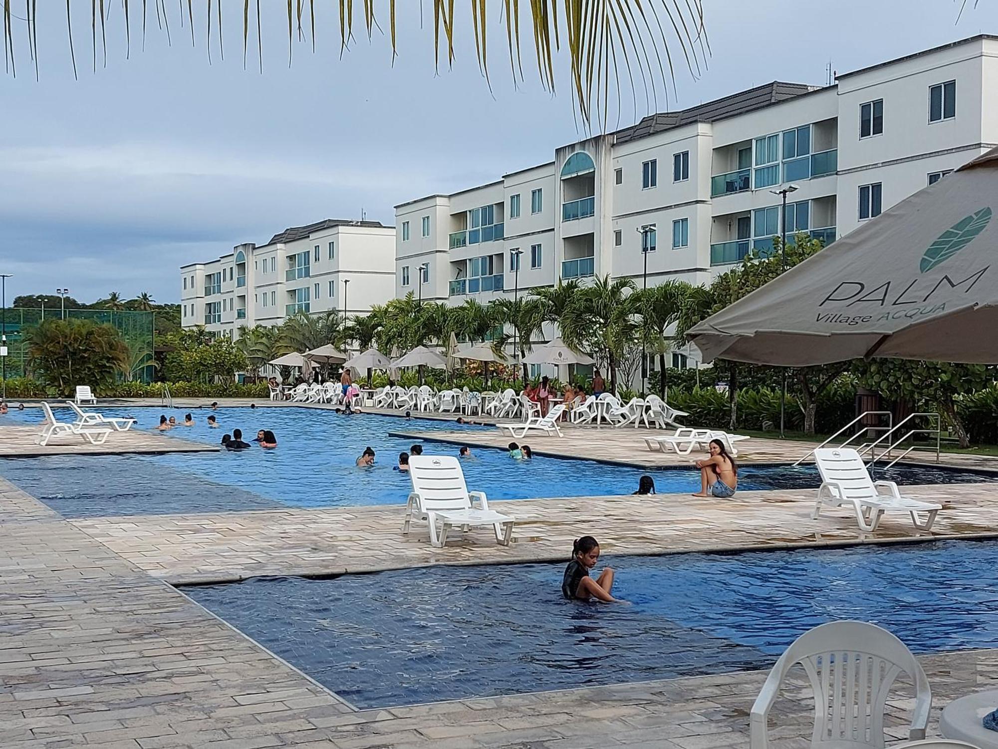 Flat Terreo Palm Village Acqua ปอร์โต จิ กาลินญาส ภายนอก รูปภาพ